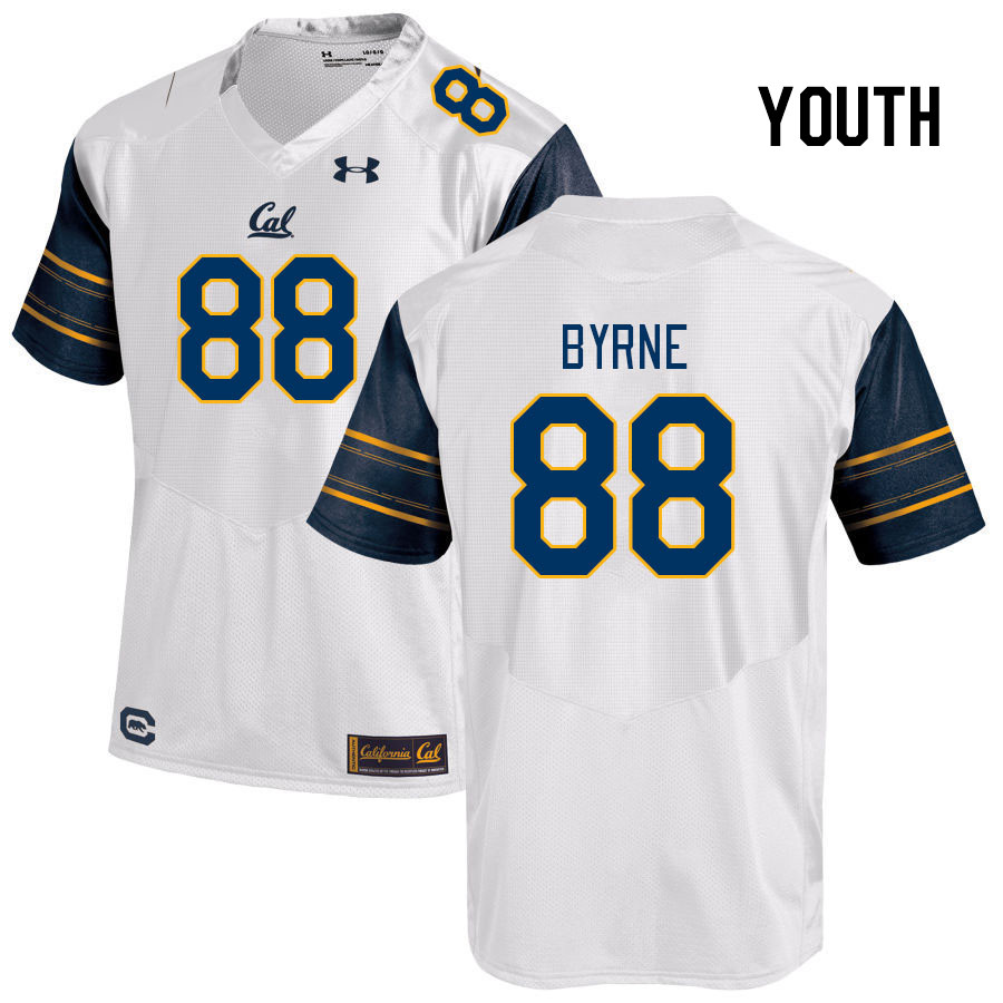 Youth #88 J.T. Byrne California Golden Bears College Football Jerseys Stitched Sale-White